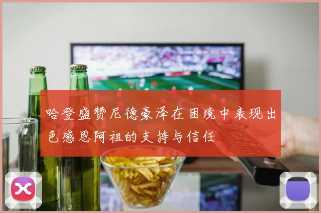 哈登盛赞尼德豪泽在困境中表现出色感恩阿祖的支持与信任